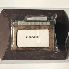 【新品・未開封】coach パスケース　コインケースの画像