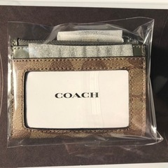 【新品・未開封】coach パスケース　コインケースの画像