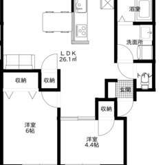 【初期費用0円 6.4万円 フルリノベーション2LDK 50㎡ 駐車場1台】鹿嶋市旭ヶ丘 - 不動産