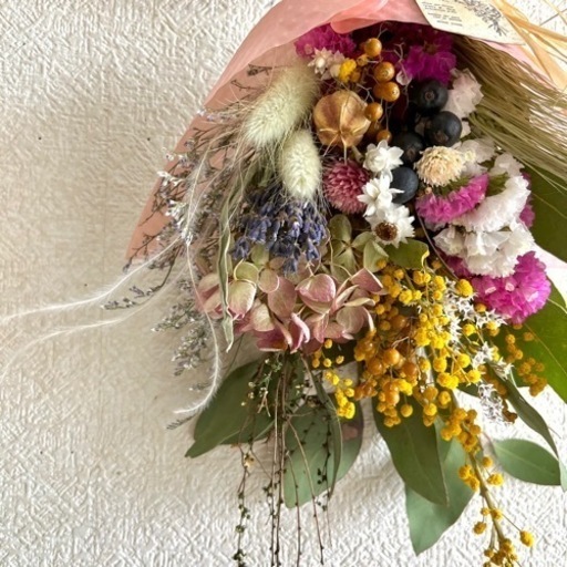 華やかスワッグ、ブーケにも