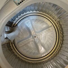 中古洗濯機　シャープ(SHARP)　ES-GE55K　＋　洗濯機台の画像