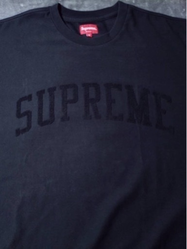 19AW Supreme Chenille Arc Logo S/S Top