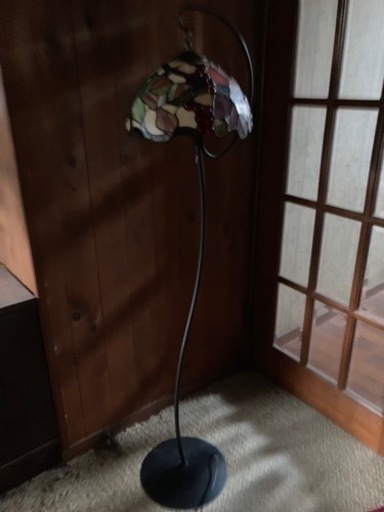 ステンドグラスフロアライト葡萄