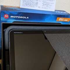 ジャンク　通電確認済み　MOTOROLA XOOM Wi-Fi au by KDDI Google モトローラ の画像