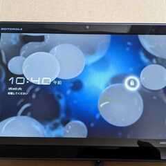 ジャンク　通電確認済み　MOTOROLA XOOM Wi-Fi au by KDDI Google モトローラ の画像