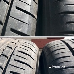 【只今取引商談中につきお問合せご遠慮ください】夏タイヤホイール4本セット185/65/R15タイヤ溝バリ目中古