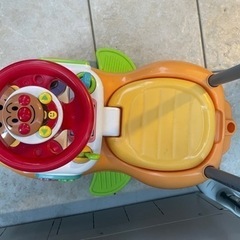 訳あり　アンパマン足漕ぎカート　(手押し車)の画像