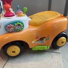 訳あり　アンパマン足漕ぎカート　(手押し車)の画像
