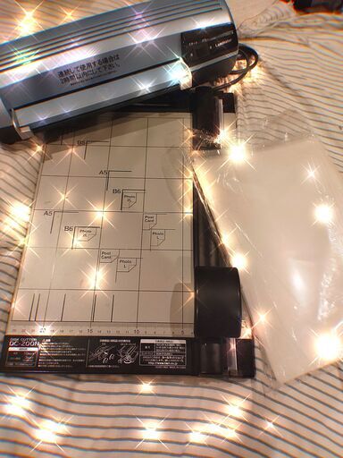 教師用メガキット - Laminator, cutter and sheets