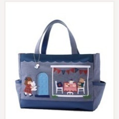 ☆自宅保管・新品未開封☆ familiar マザーズバッグ familiar マザーズバッグ ネイビー 大容量 トートバッグ 美品