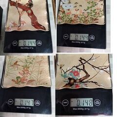 ＃光琳絵皿（硝子）KO-102（5皿セット）【新品】の画像