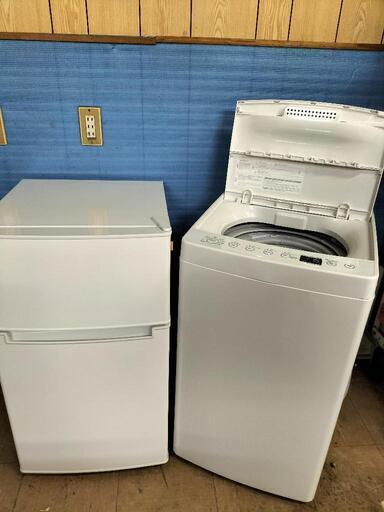 只今、商談中となっております。新生活応援家電セット！！No６１ TAG label(ﾀｸﾞﾗﾍﾞﾙ）AT-RF85B　2ドア冷凍冷蔵庫 85L 2020年製・TAG label(ﾀｸﾞﾗﾍﾞﾙ）AT-WM45B 全自動洗濯機　4.5K 2020年製　2点セット！！