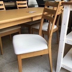 大塚家具 ダイニングテーブルセット ナチュラル 170㎝ 椅子４脚の画像