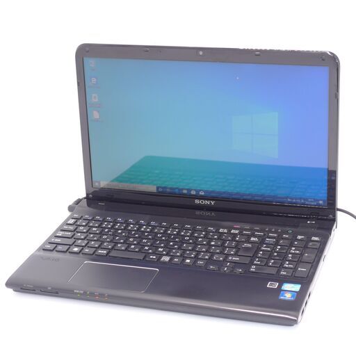 中古美品 15インチ ソニー ノートパソコン SONY SVE1511AGJB Wi-Fi Core i5 4GB 750G DVDRW 無線 Bluetooth カメラ Windows10 Office