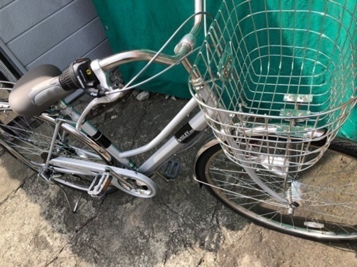 厚 211 美品 ほぼ新車 wisley tough 自転車　27インチ  6段切り替え　ママチャリ