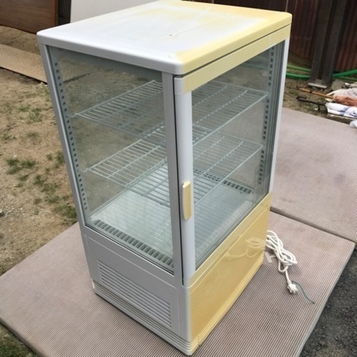 卓上4面ガラス冷蔵ショーケース　RT-58L 開店市場　58ℓ