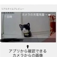 防犯カメラ赤ちゃんなどを見守る用にの画像