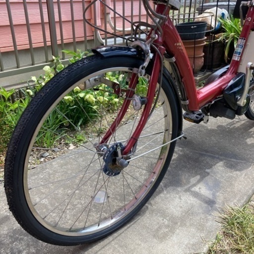 チャイルドシート付ブリヂストン電動アシスト自転車