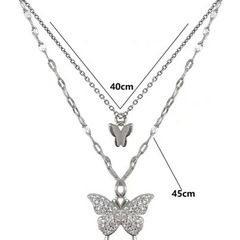 バタフライネックレス①の画像