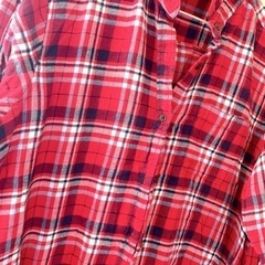 gu チェックシャツワンピースの画像