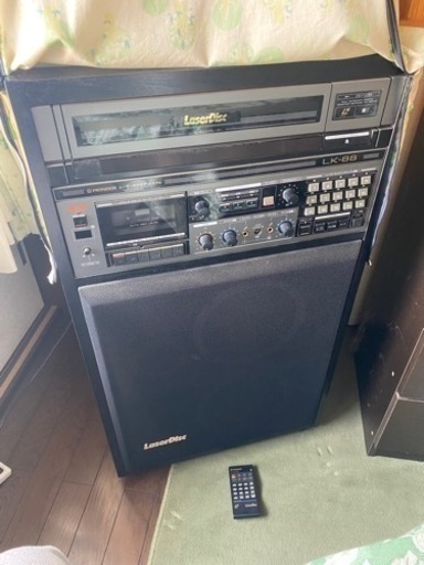 レーザーカラオケ本体＋50枚入ディスクケース＋ディスク全41枚  Pioneer