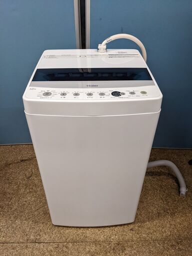 ☆2019年製 Haier 洗濯機 JW-C45D 4.5kg 高濃度洗浄 風乾燥 ステンレス槽 単身 一人暮らし