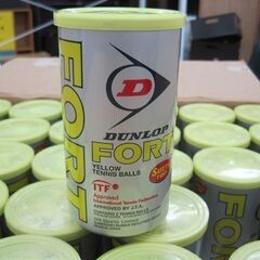 新品 ダンロップ FORT 5DOZ ２個入り×３０缶 YELLOW DUNLOP 硬式テニスボール フォート 札幌市手稲区の画像