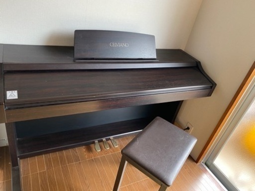 CASIO CELVIANO 椅子付　少々キズ有