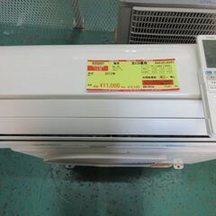 K03207　東芝　中古エアコン　主に6畳用　冷2.2kw／暖2.2kw 