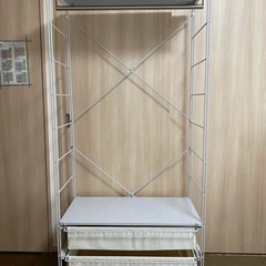 ごめんなさい、取引者決定です。無印良品ユニットシェルフワードローブ