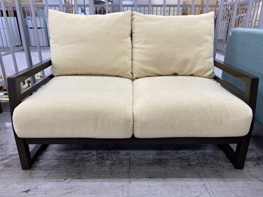 【愛品館 江戸川店】ニトリ 2Pファブリックソファ ID:156-018456-007