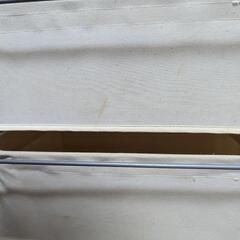 【無償】無印良品 スチールユニットシェルフ帆布バスケットセットの画像