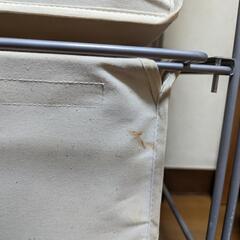 【無償】無印良品 スチールユニットシェルフ帆布バスケットセットの画像