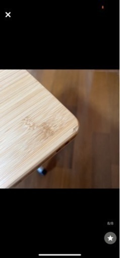 中古　 peak スノーピーク　ワンアクションローテーブル竹 LV-100TR 折畳み