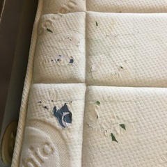 ダブルベッド ベッドフレーム&マットレスの画像