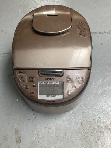 IH 炊飯器 電子ジャー 圧力 5.5合 1L RZ-VG10M 動作確認済み 日立 HITACHI圧力IH炊飯器