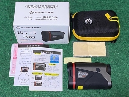 Tec Tecc Tec ゴルフレーザー距離計　手ブレ補正　ULT-S PRO