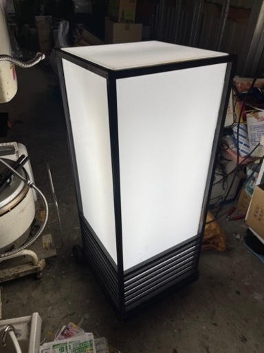 店頭用 店前 行燈 あんどん 屋外用 業務用 夜間 蛍光灯サインライト 行灯看板 無地 石狩市花川北 中古品