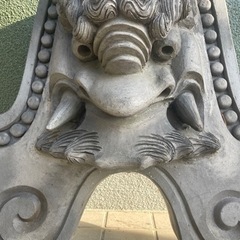 鬼瓦　特大　奈良　瓦字製の画像