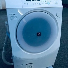 ③ET2379番⭐️10.0kg⭐️ SHARPドラム式電気洗濯乾燥機⭐️ 