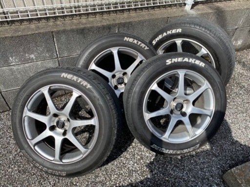 タイヤホイールセット　人気の軽量ホイール　ヨコハマ　AVS モデル7 15インチ