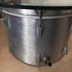 アンティーク　ドラム　テーブル　コーヒーテーブル　の画像