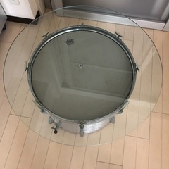 アンティーク　ドラム　テーブル　コーヒーテーブル　の画像