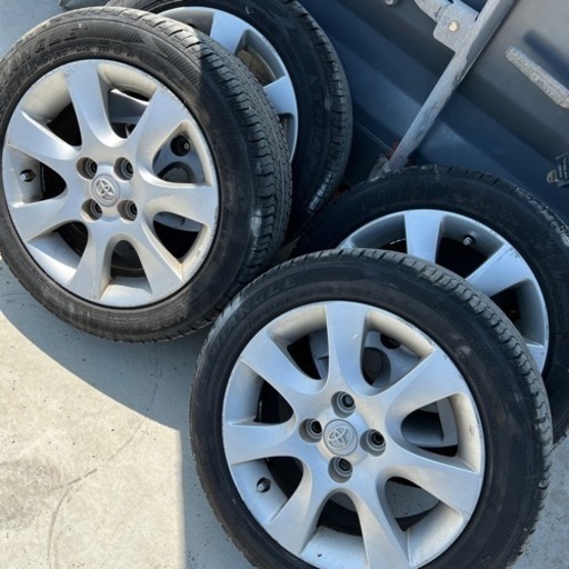 パッソセッテ　純正アルミ　輸入タイヤ付き4本