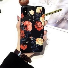 新品未使用　アンティーク風フラワー柄iPhoneケースiPhone7plus / 8plusの画像