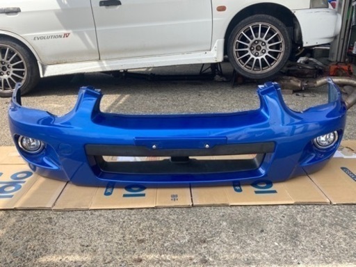 スバル インプレッサ ハッチ GG3 GG2 中期 涙目c〜e型 フロントバンパー フォグ付き