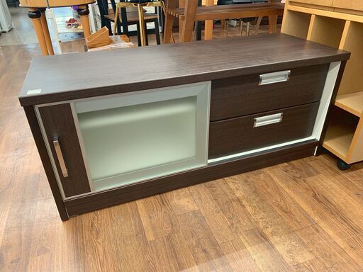 ニトリ　ローボード　フーガ120cm　ダークブラウン