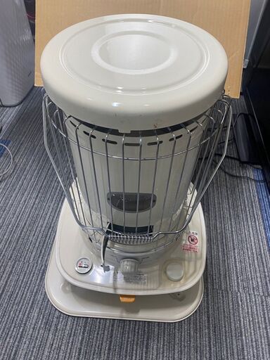 【美品】 CORONA/コロナ 自然通気形開放式石油ストーブ SL-6619 ホワイト 木造17畳/コンクリート23畳