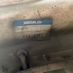 【今月いっぱいまでの出品】WORK VS ss 夏タイヤ付き4本 18インチ 深リム アリスト チェイサー マークⅡ の画像