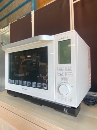 人気のPanasonic!! スチームオーブンレンジ 美品!! NE-BS605-W ビストロ 2019年
